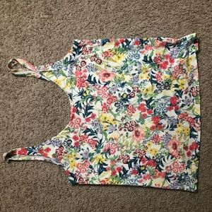 Tropical Print/Floral Tank